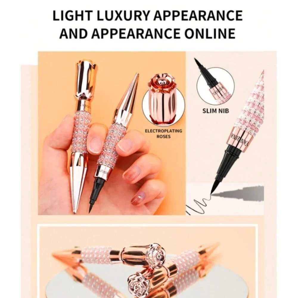 Yanquina 24H Diamond Liquid Black Eyeliner Black Eyeliner